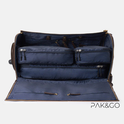 PAK&GO OldMoney Tekerlekli Takım Elbise Çantası