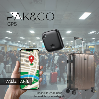 PAK&GO GPS Konum Valiz Bulucu