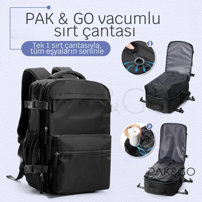 PAK&GO VacPAK Vakumlu Sırt Çantası