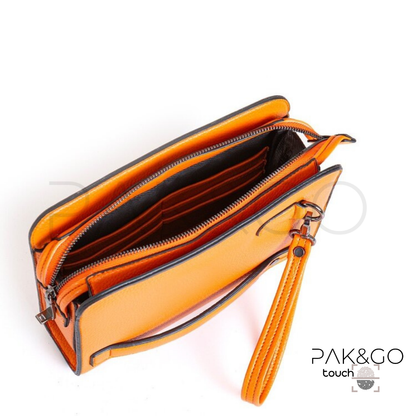 PAK&GO Touch Parmak İzli Kare El Çantası