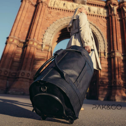 PAK&GO OldMoney Tekerlekli Takım Elbise Çantası