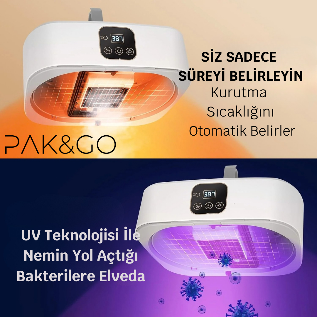 PAK&GO MINI Kıyafet Kurutma Cihazı