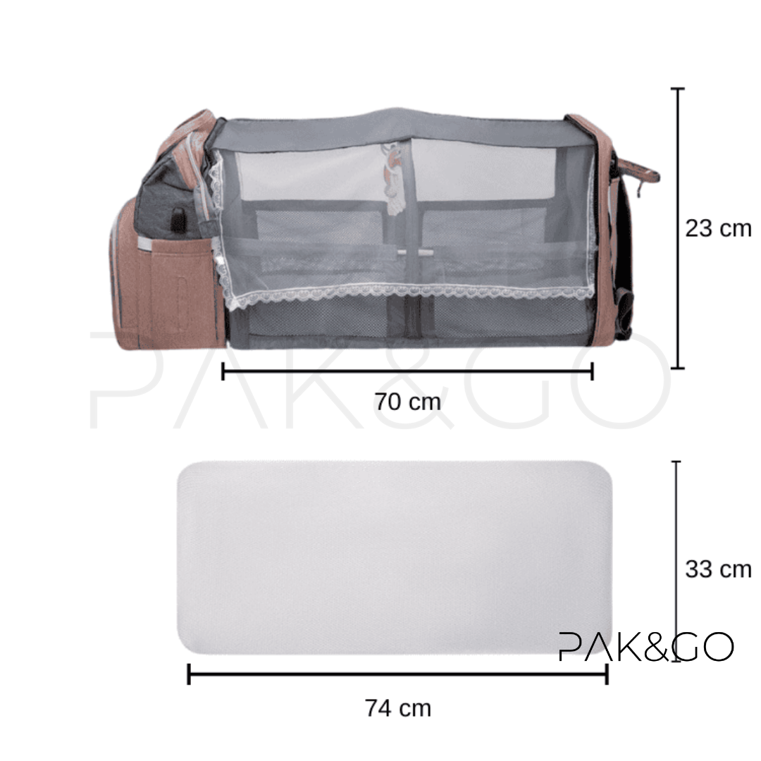 PAK&GO Moderna Bebek Yatağı/Çanta