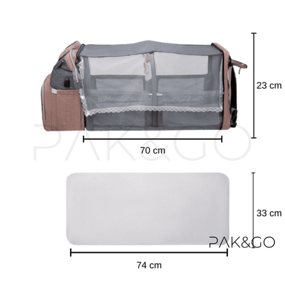 PAK&GO Moderna Bebek Yatağı/Çanta