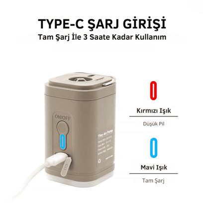 PAK&GO Şarjlı Hava/Vakum Pompası