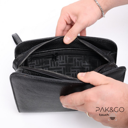 PAK&GO Touch Parmak İzli Kare El Çantası